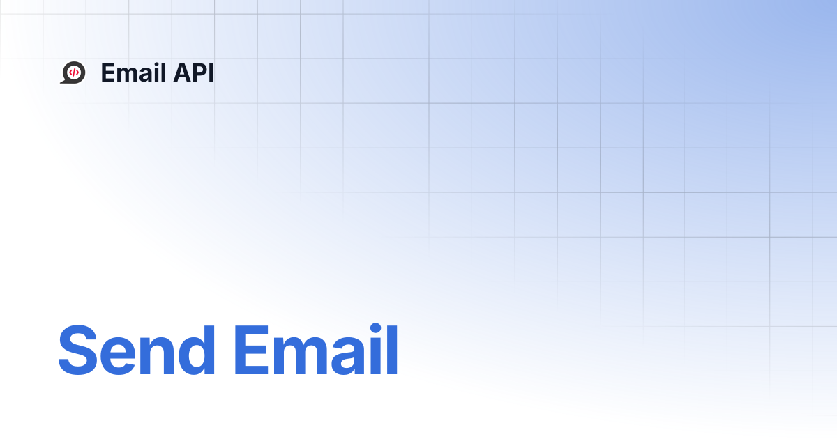 Send email email api